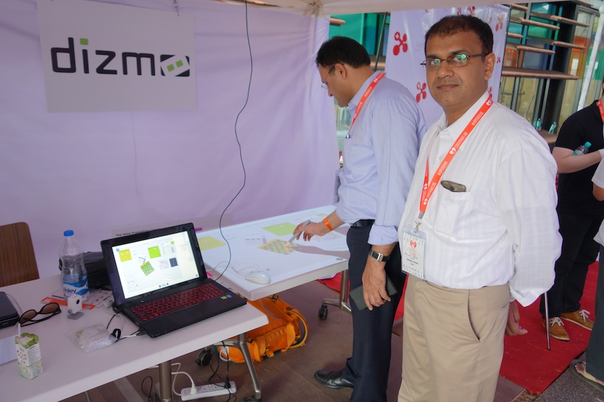 Dizmo at Construkt, invited by swissnex india